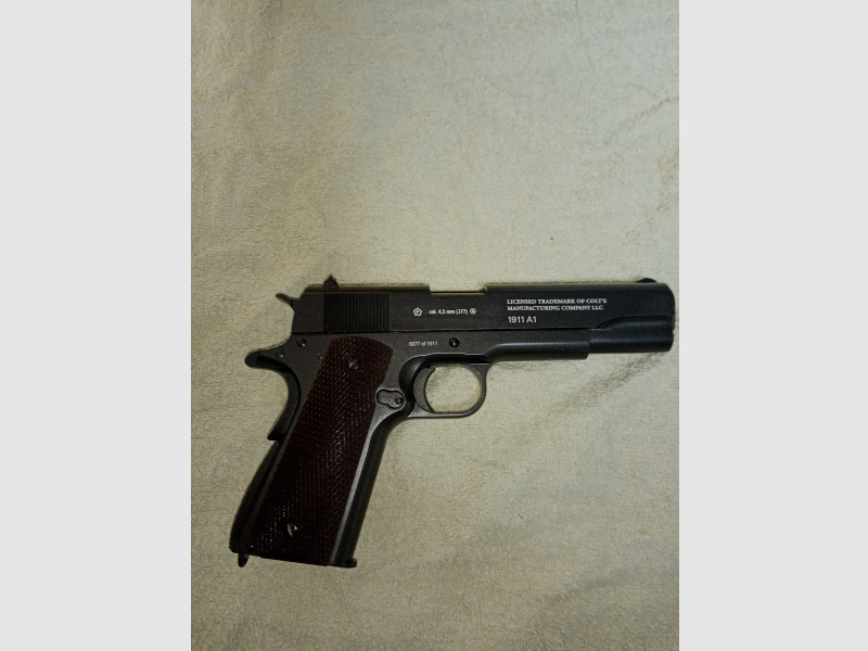 Colt 1911 A1 Commemorative Stahl BB CO2 Luftpistole 4,5 Blow Back Limitierte auflage von 1911