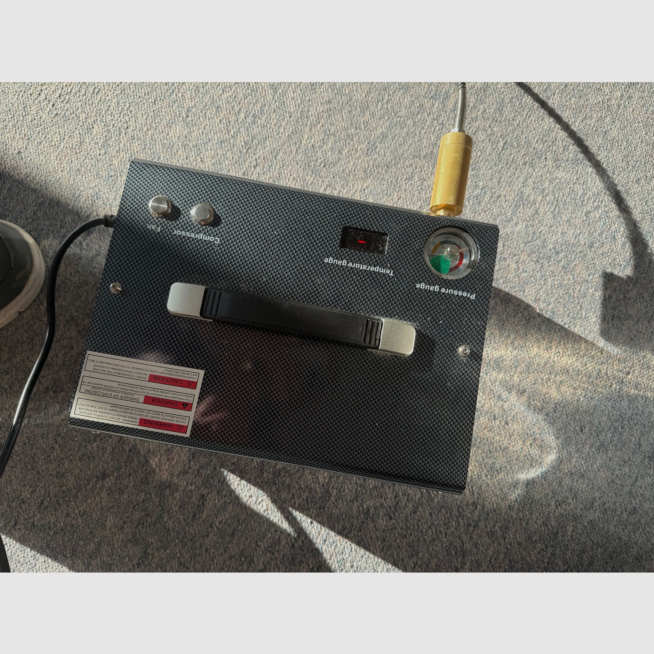 Scuba Ringer Klein Harpune + Vevor Compressor 300 bar