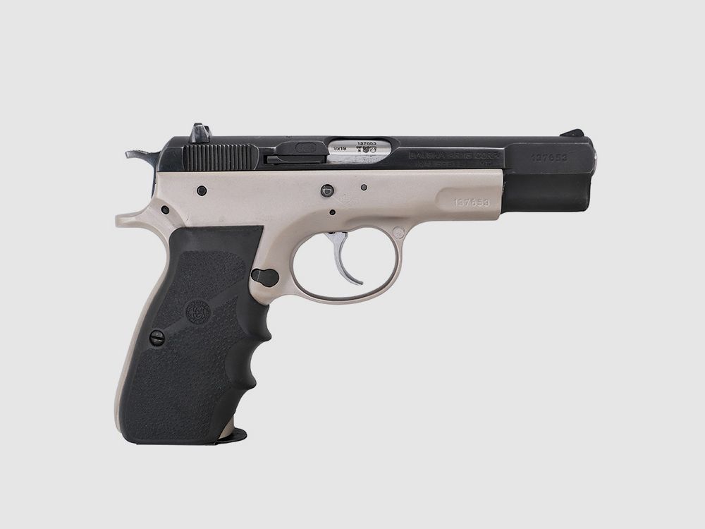 Brünner 75 9mm Luger pistool, afbeelding 1 van 5