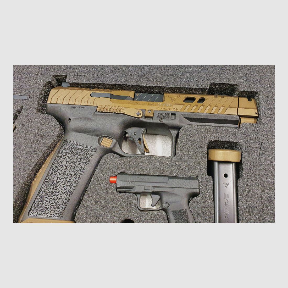 Canik	 CANIK TP9 TTI COMBAT Taran Tactical Innovations 9mmLuger , im Koffer inkl. Zubehör