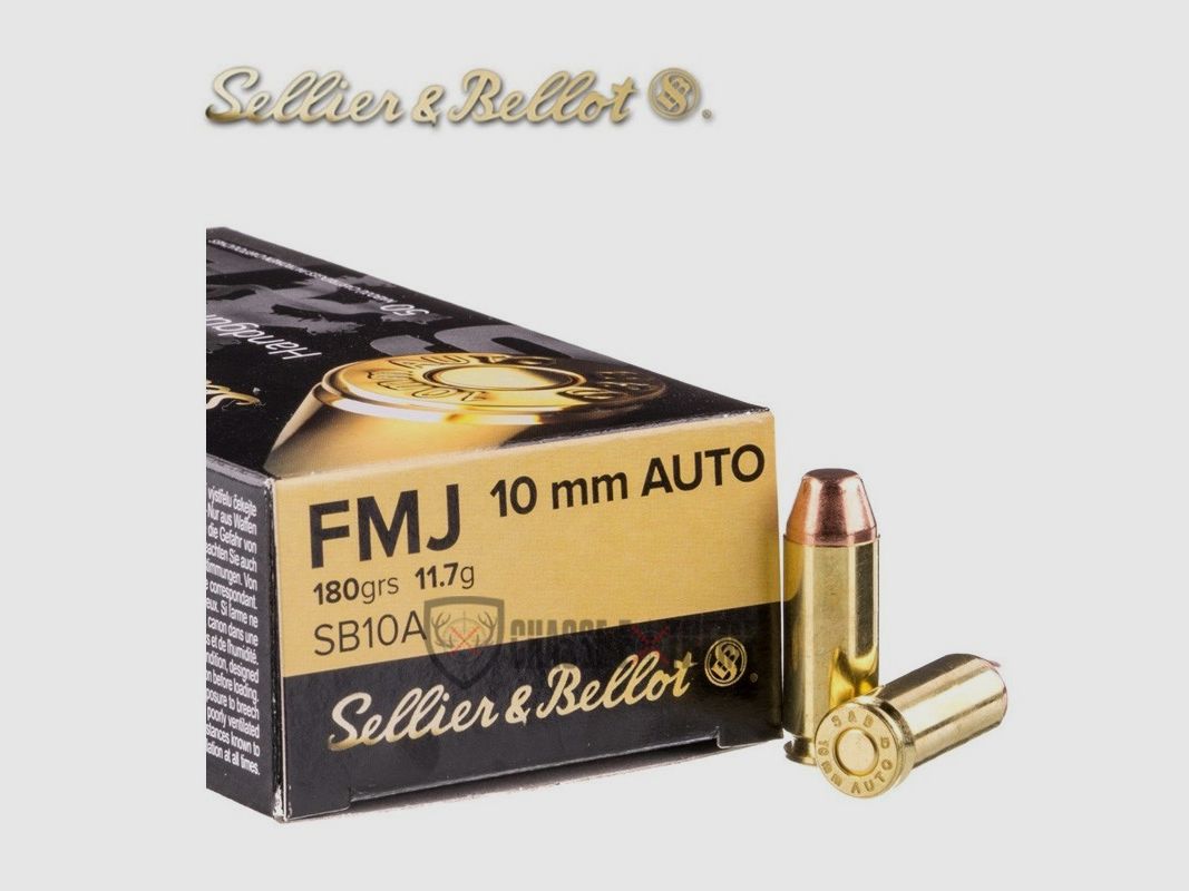 50 cartuchos S&B cal 10mm Auto 180gr FMJ