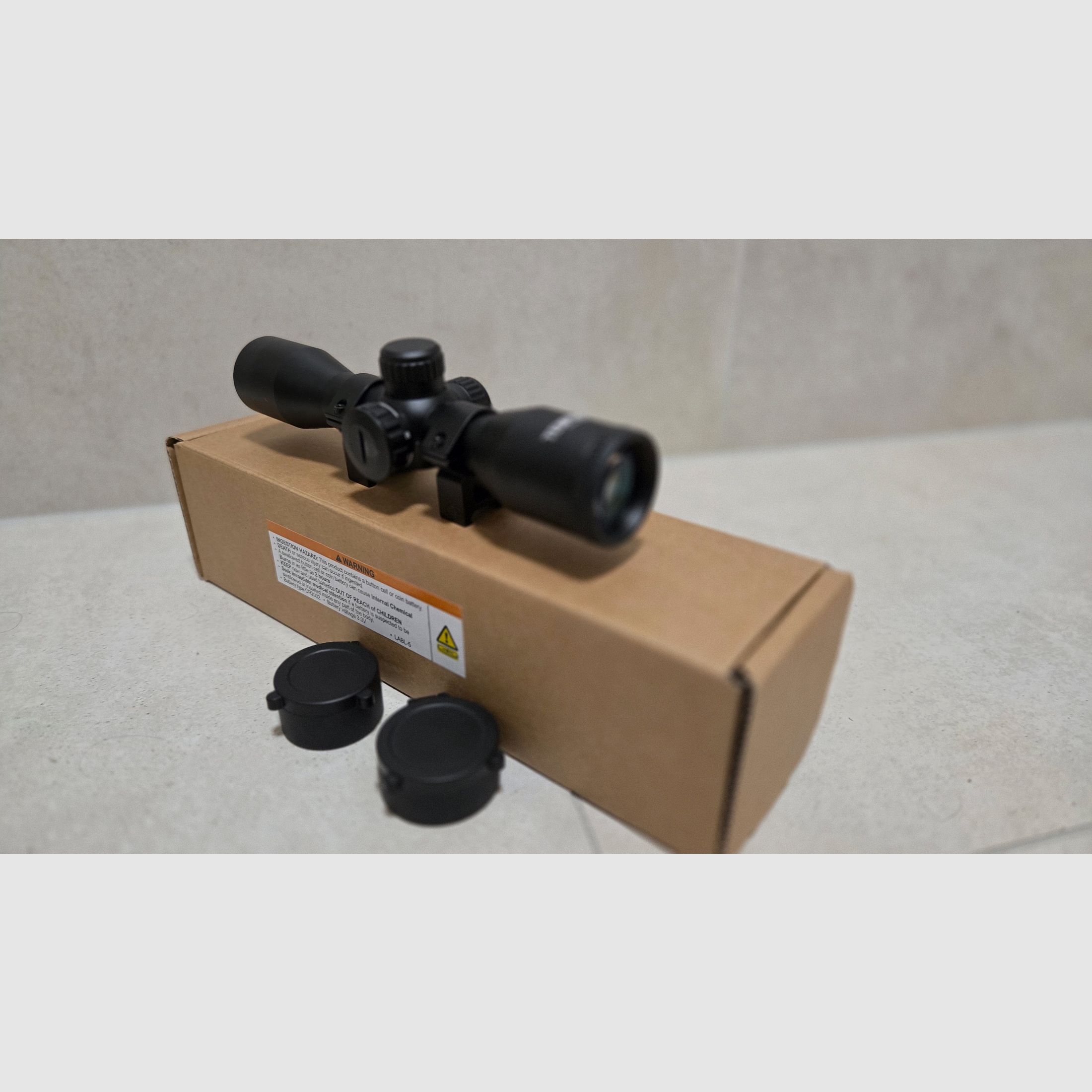 TenPoint Pro-View 400 Optik 4x Vergrößerung beleuchtet 22mm Weaver oder Picatinny- NEU & OVP