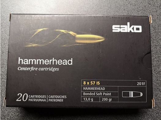 Sako Hammerhead SP 13,0g/200grs à20 8x57JS