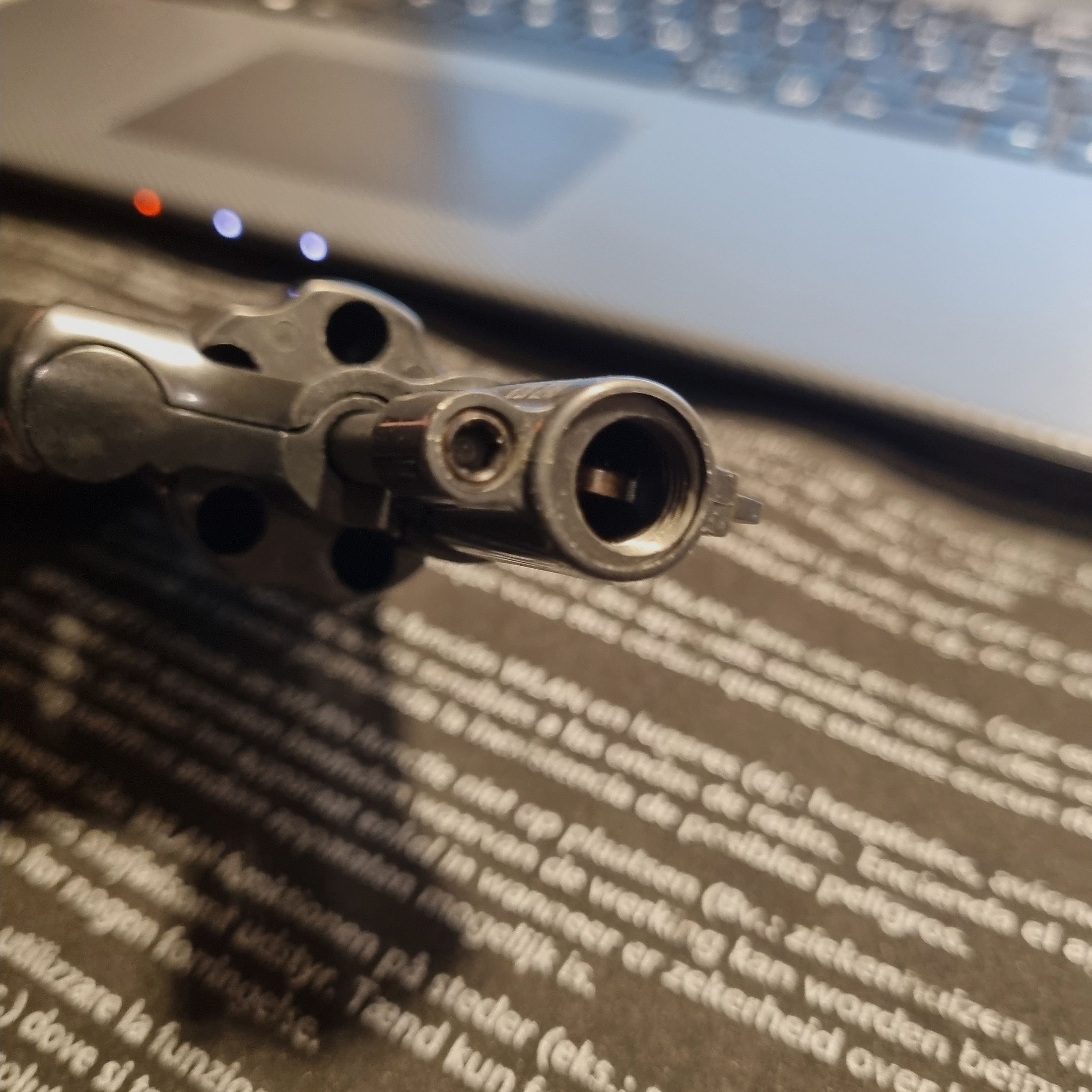 Revolver Smith & Wesson Chiefs Special di Reck, impugnature in legno calibro 9 mm R.K., revolver da donna, con fondina in pelle, PTB 503, modello vecchio