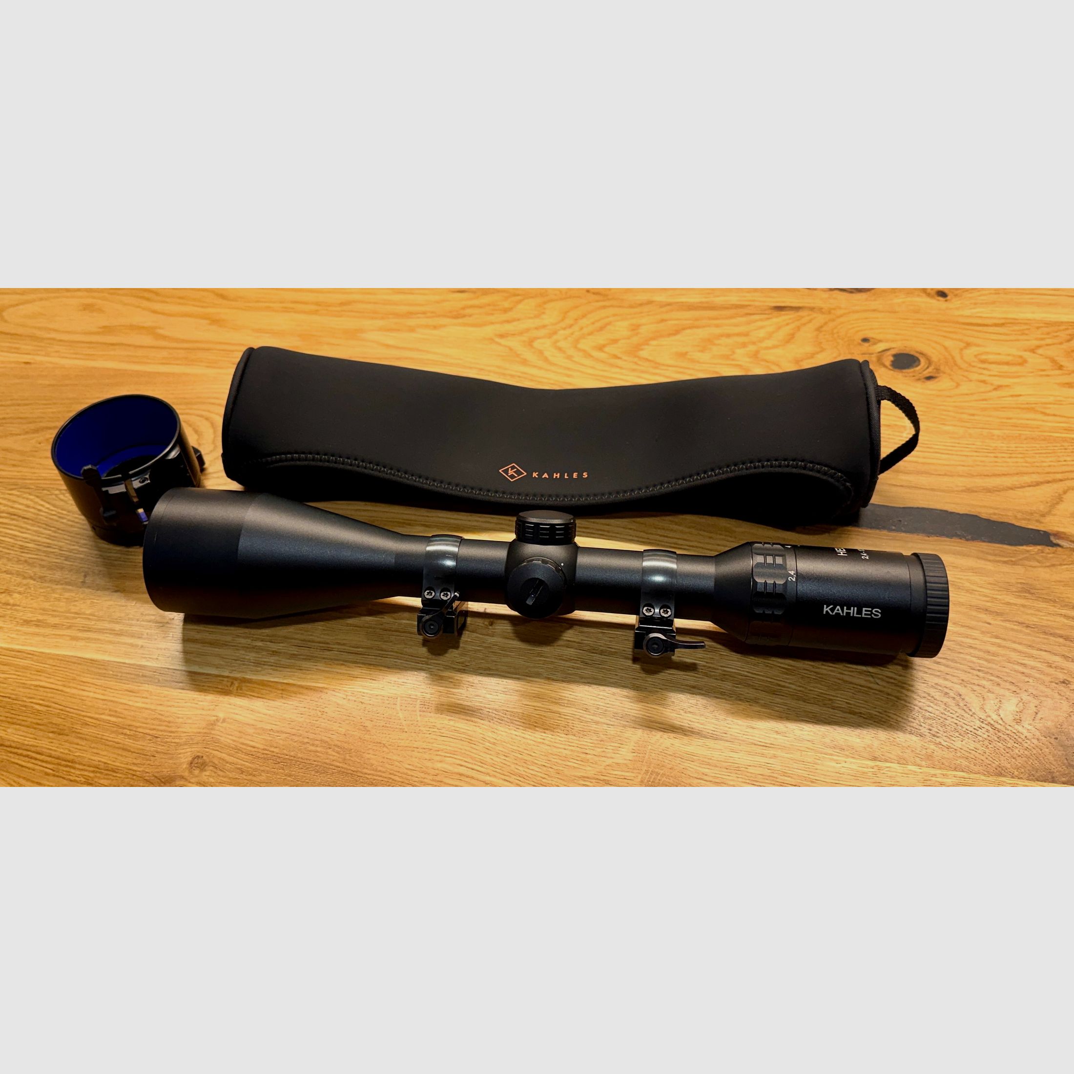 Kahles Helia 2.4-12 x 56 i incl. mount and Rusan adapter, image 1 of 9