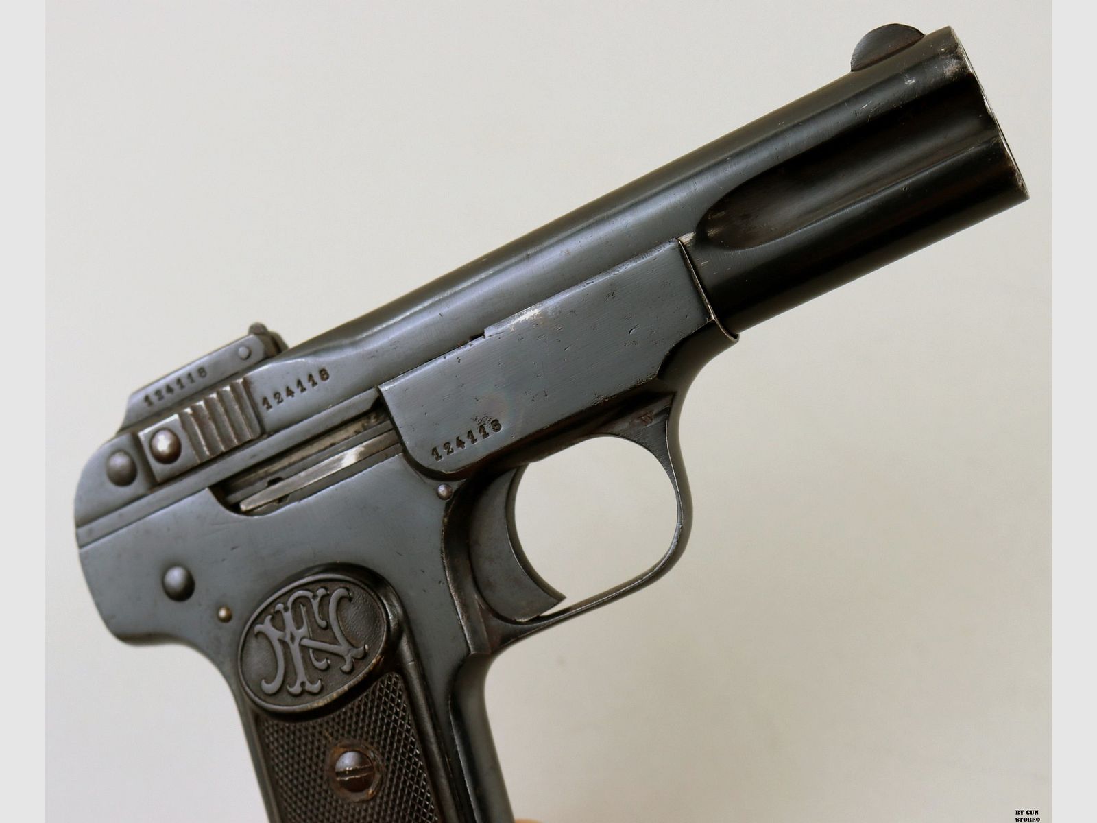 PISTOLE F.N. BROWNING MOD. 1900 CAL. 7,65 MM SERIENNR. 124118, Bild 7 von 7