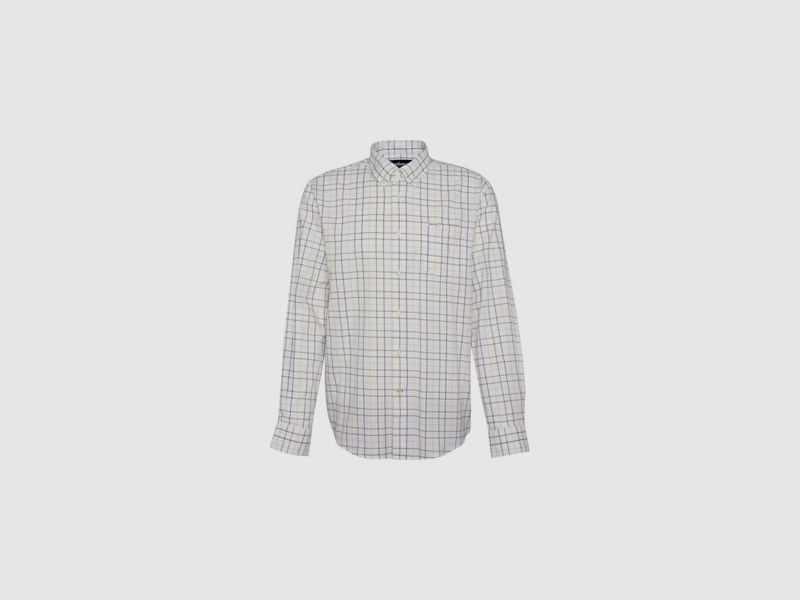 Barbour Caswell Tattersall Regular Fit Shirt Highland Olive/Dress Gord