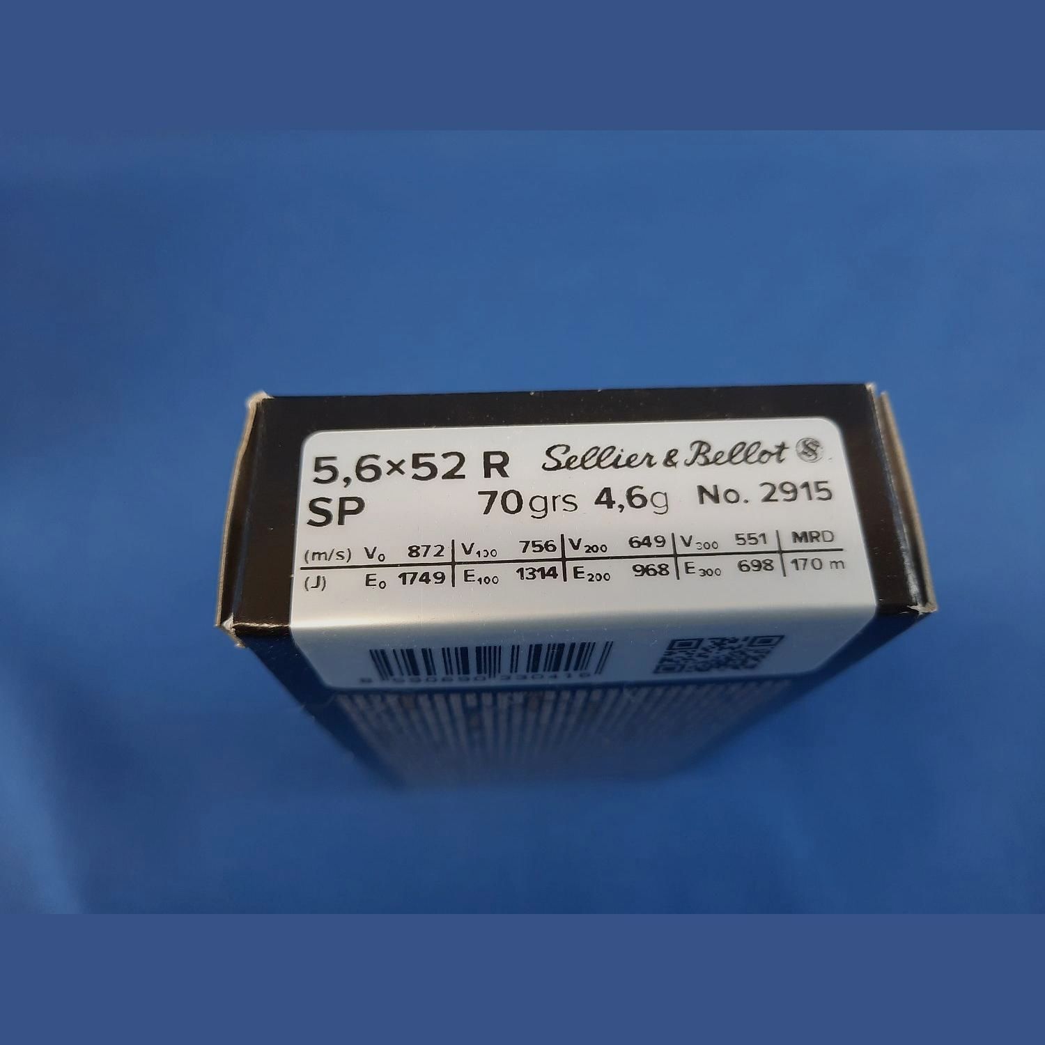 Sellier & Bellot 5,6×52 R Savage, Teilmantel 4,6g/70 grs. 20Stk., Bild 2 von 2