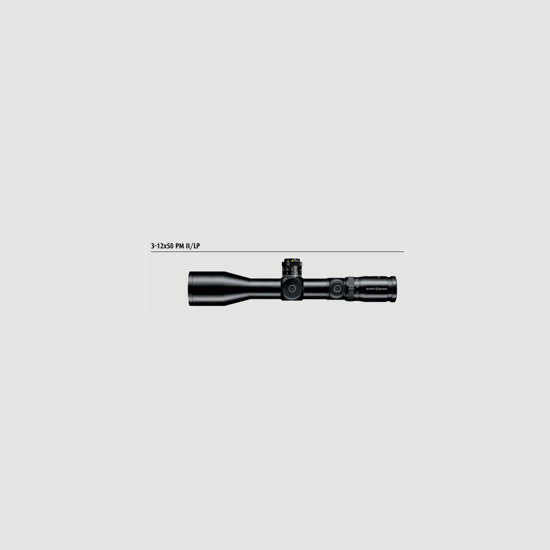 SCHMIDT & BENDER ZF m. Leuchtabsehen (1. BE) 3-12x50 PMII (34mm) DT/ST Abs. P4FL