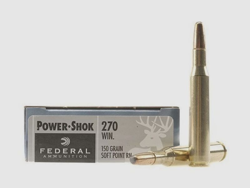 Federal Power-Shok .270 Win. 150GR JSP RN 20 cartridges