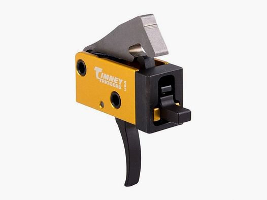 Timney Triggers TIMNEY TRIGGERS 681 AR 9mm PCC Single Stage, Curved 3lb 9mmLuger/.40S&W/.45Auto, AR PCC