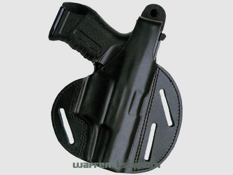 Holster na pasek AKAH undercover skórzany dla Walther P99 - H&K SFP 9