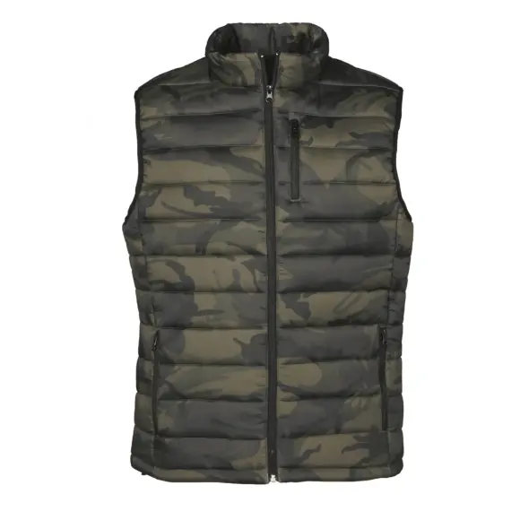 Weste Stepp Camo Khaki Trek Percussion