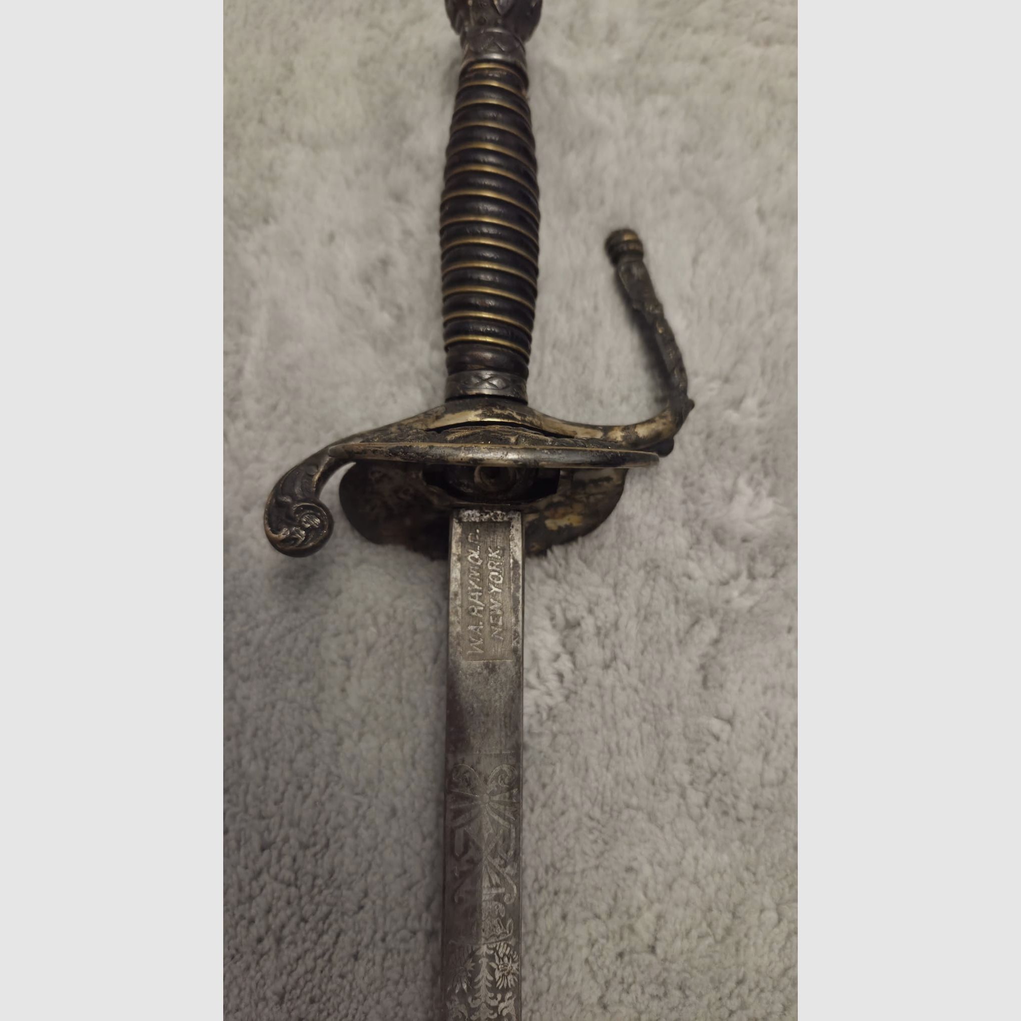 Historisches Knights-Templar-/Freimaurer-Zeremonialschwert mit Scheide, 19. Jh., Bild 3 von 7