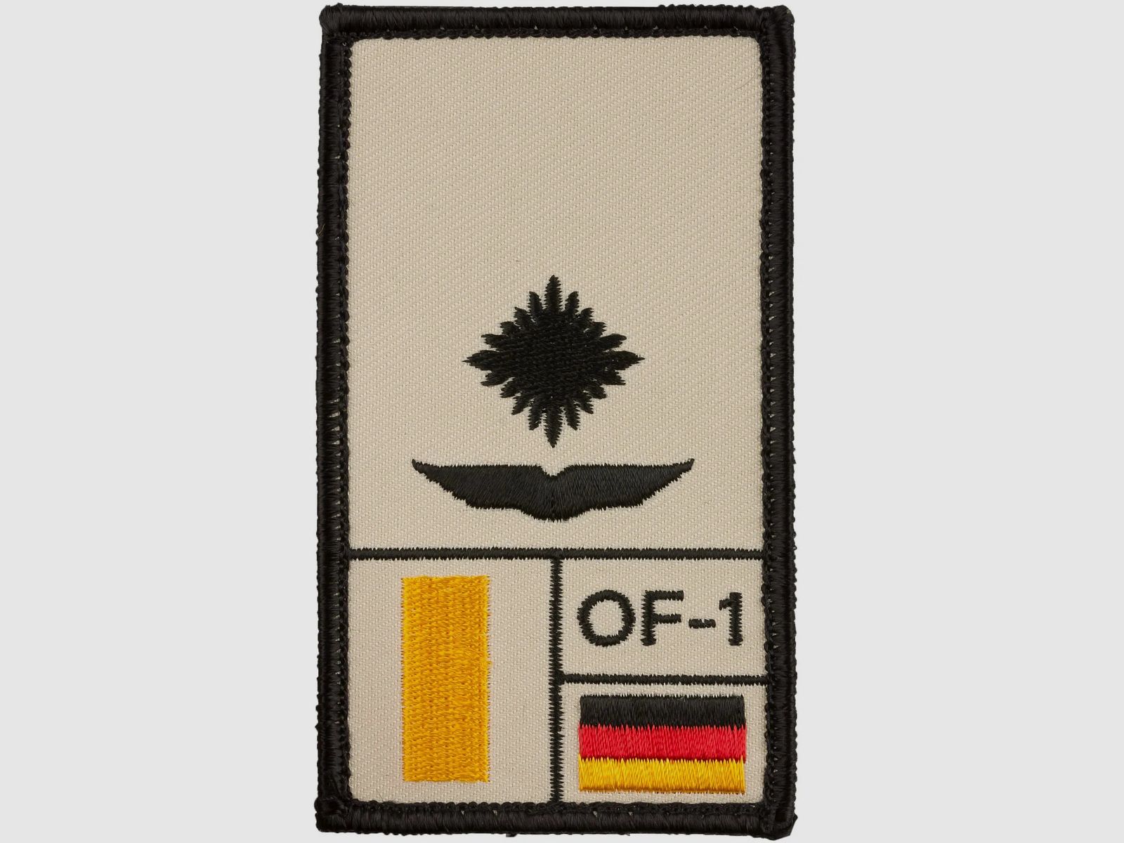 Café Viereck Café Viereck Rank Patch Leutnant Luftwaffe sand