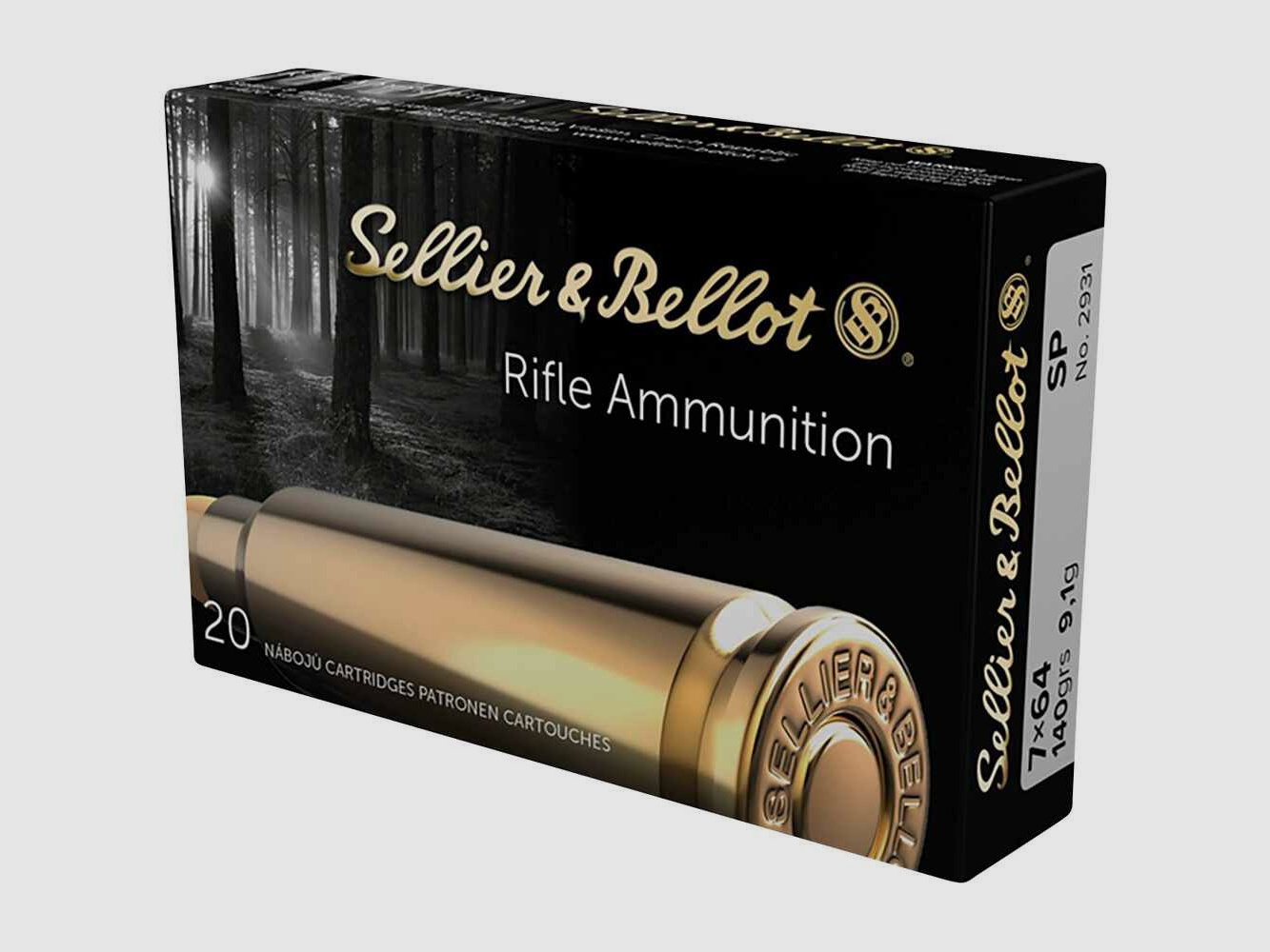 7x64 Teilmantel 9,0g/139grs. Sellier & Bellot