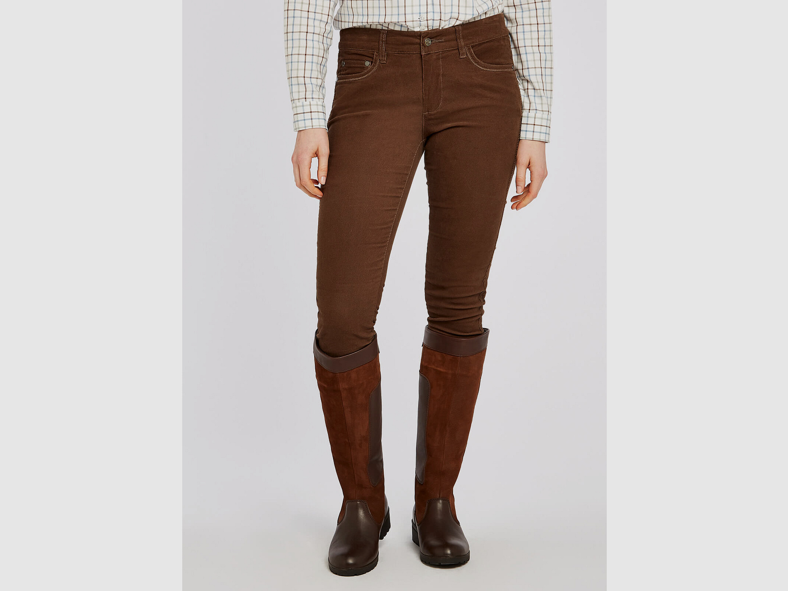 Dubarry of Ireland Pantalon en velours côtelé Honeysuckle mocha