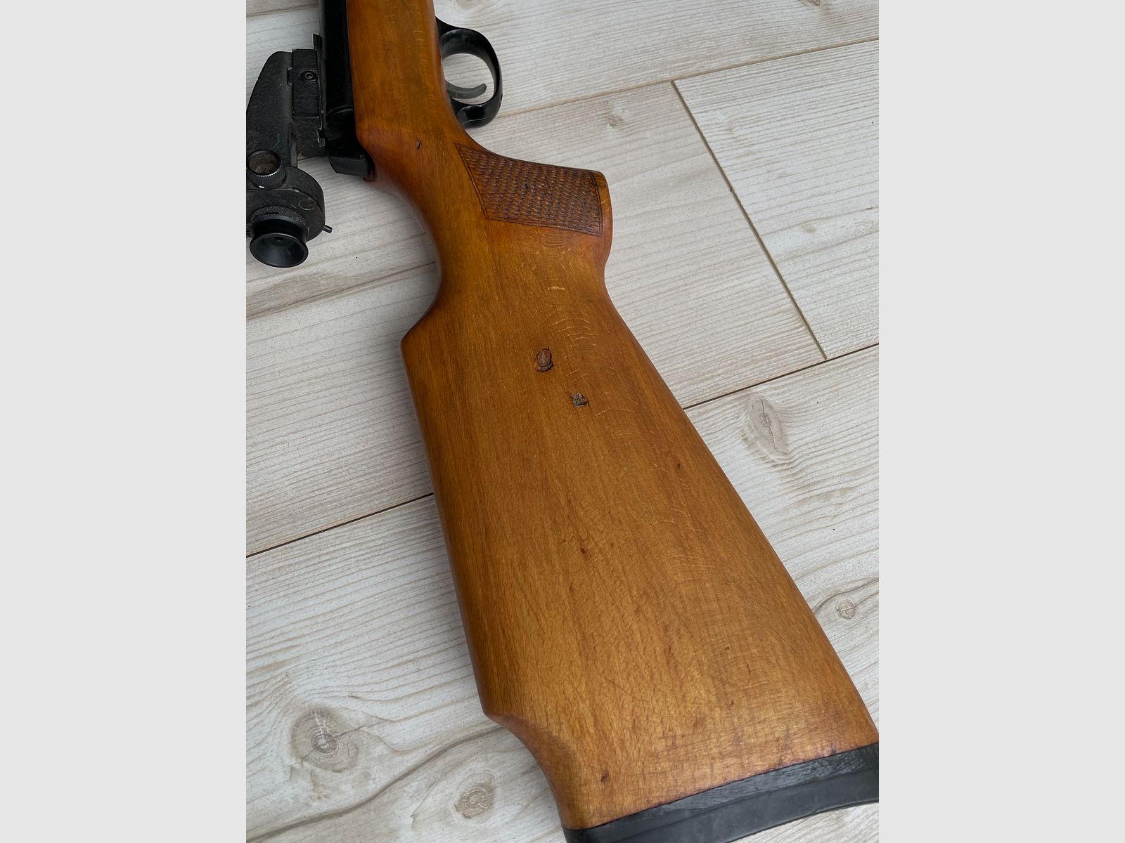 Haenel 311 air rifle with diopter, GDR