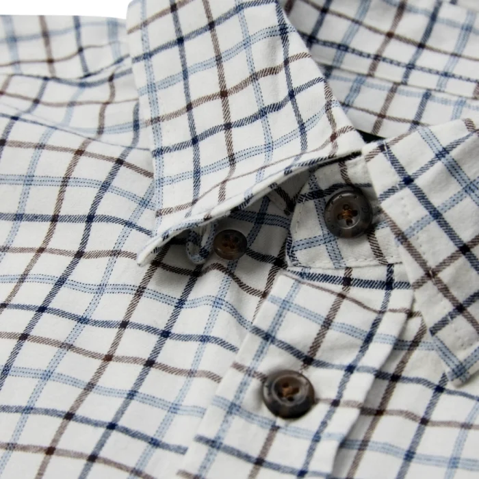 DEERHUNTER Gavin Blue Check Shirt (8748-78748), image 3 of 5