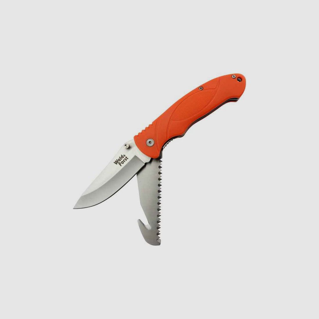 Taschenmesser Wald+Forst Einhand Jagdmesser, 2-tlg, Orange