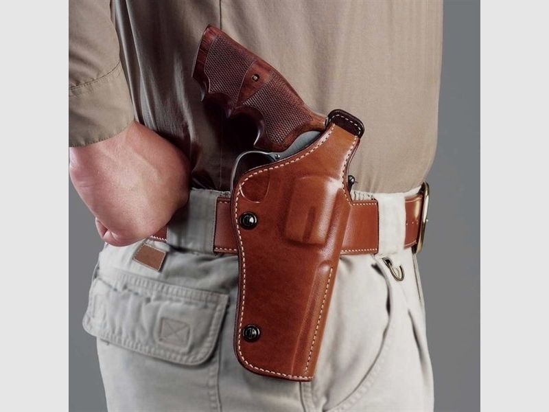 GALCO INTERNATIONAL DUAL POSITION PHOENIX S&W L FRAME 686 4" -TAN-LEFT HAND