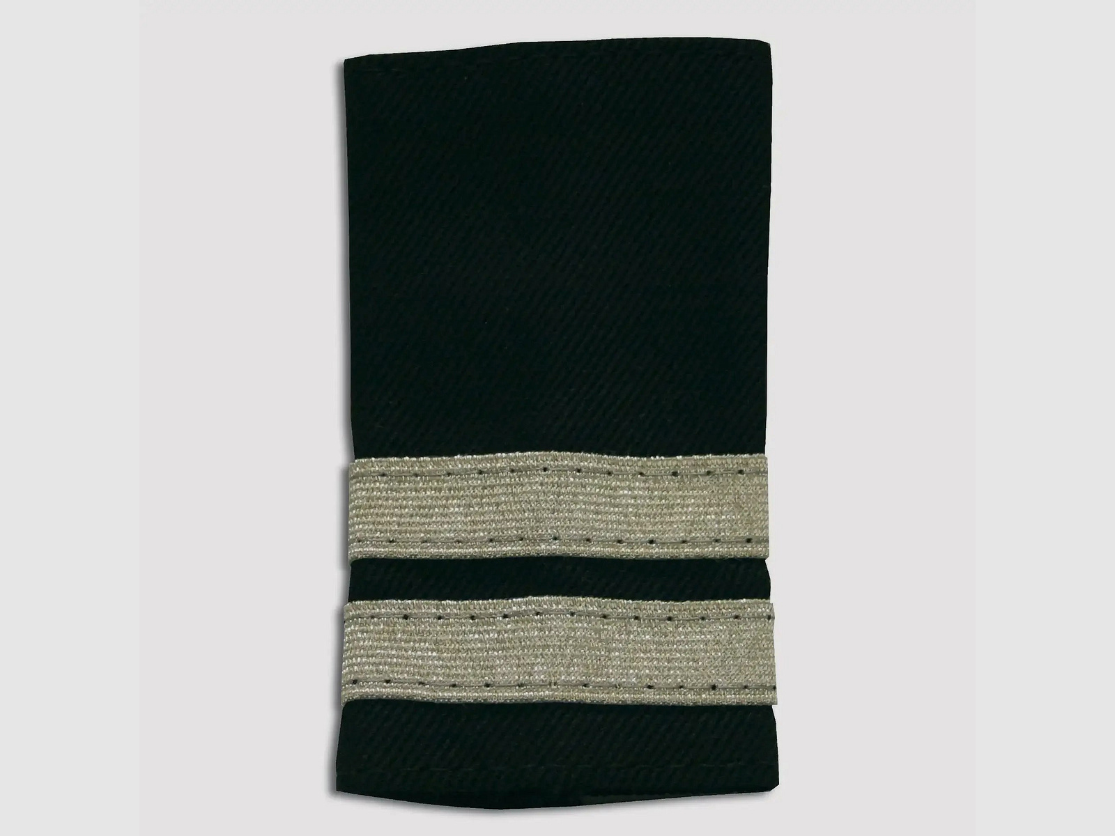 Insignia de rango original de la Bundeswehr - 2 franjas / negro