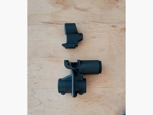 Soporte de mira AK Combo sin montar / Bloque de gas -> Perfecto para la construcción Zastava Iraqi Tabuk (Galil RK62 Vektor R4 R5 y clones)