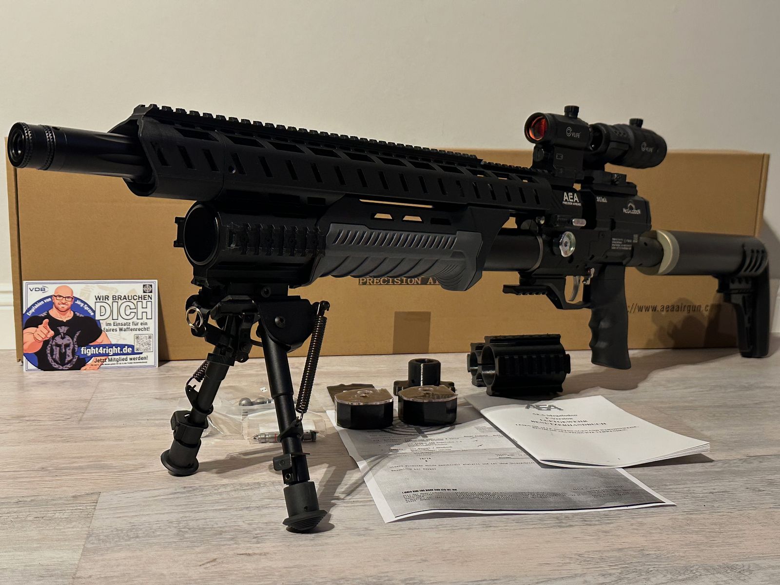 Neue  sofort verfügbar AEA  Megalodon ( Original) mit Rechnung & Zubehör 