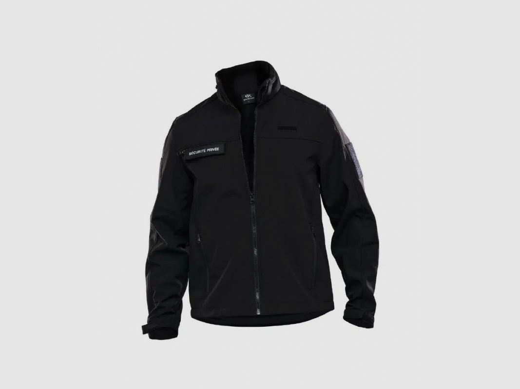 GK PRO SOFTSHELL JACKET BLACK Private Security, image 1 of 2