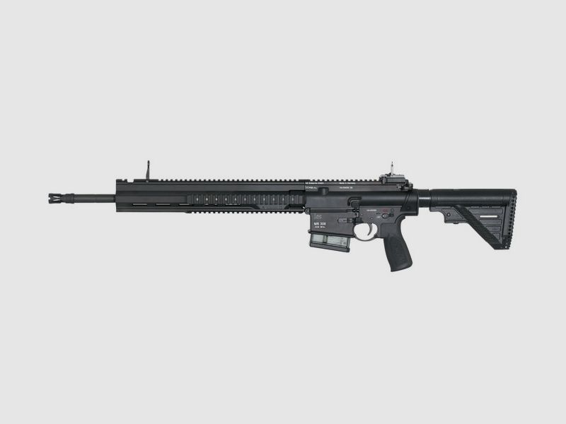 Heckler&Koch HK SLB MR308-28, A3-Version, Quad Rail Handschutz