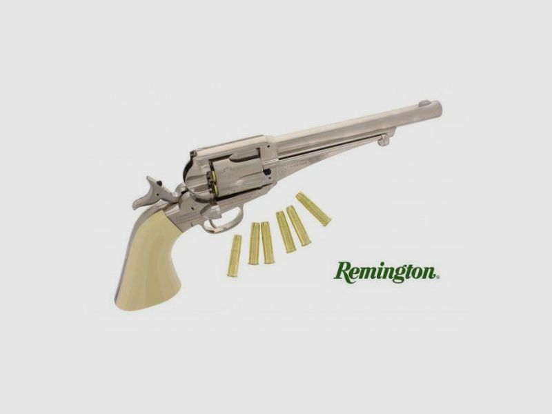 REMINGTON CO2 Weapon Revolver Remington 1875 Cal. 4.5 mm Diabolo+BB