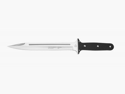 PUMA XP bâton à cochon 15, couteau de chasse, bois de pakkah noir avec peau de poisson, Kydex ...