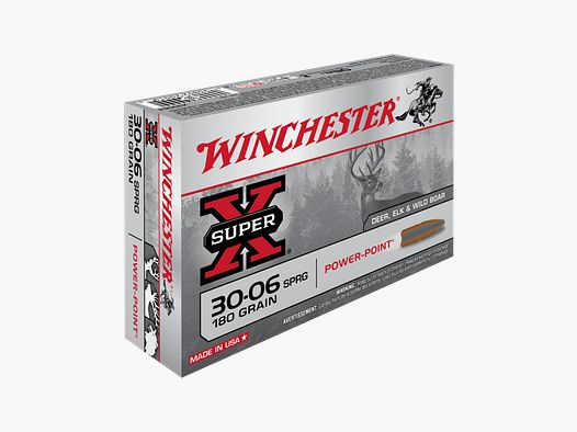 WINCHESTER 30-06 180 GRS POWER POINT 20 STK