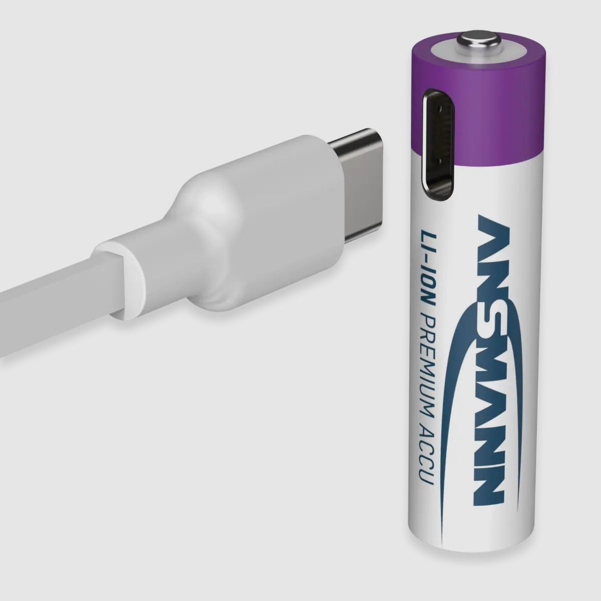 Ansmann Li-Ion batteries AAA 4-pack including charging cable