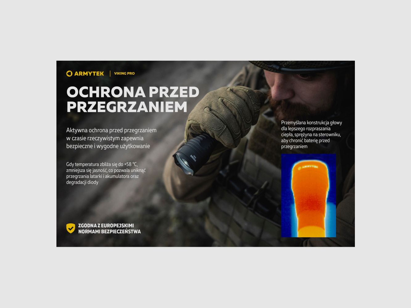 Armytek Viking Pro Magnet USB warm white flashlight, image 16 of 22