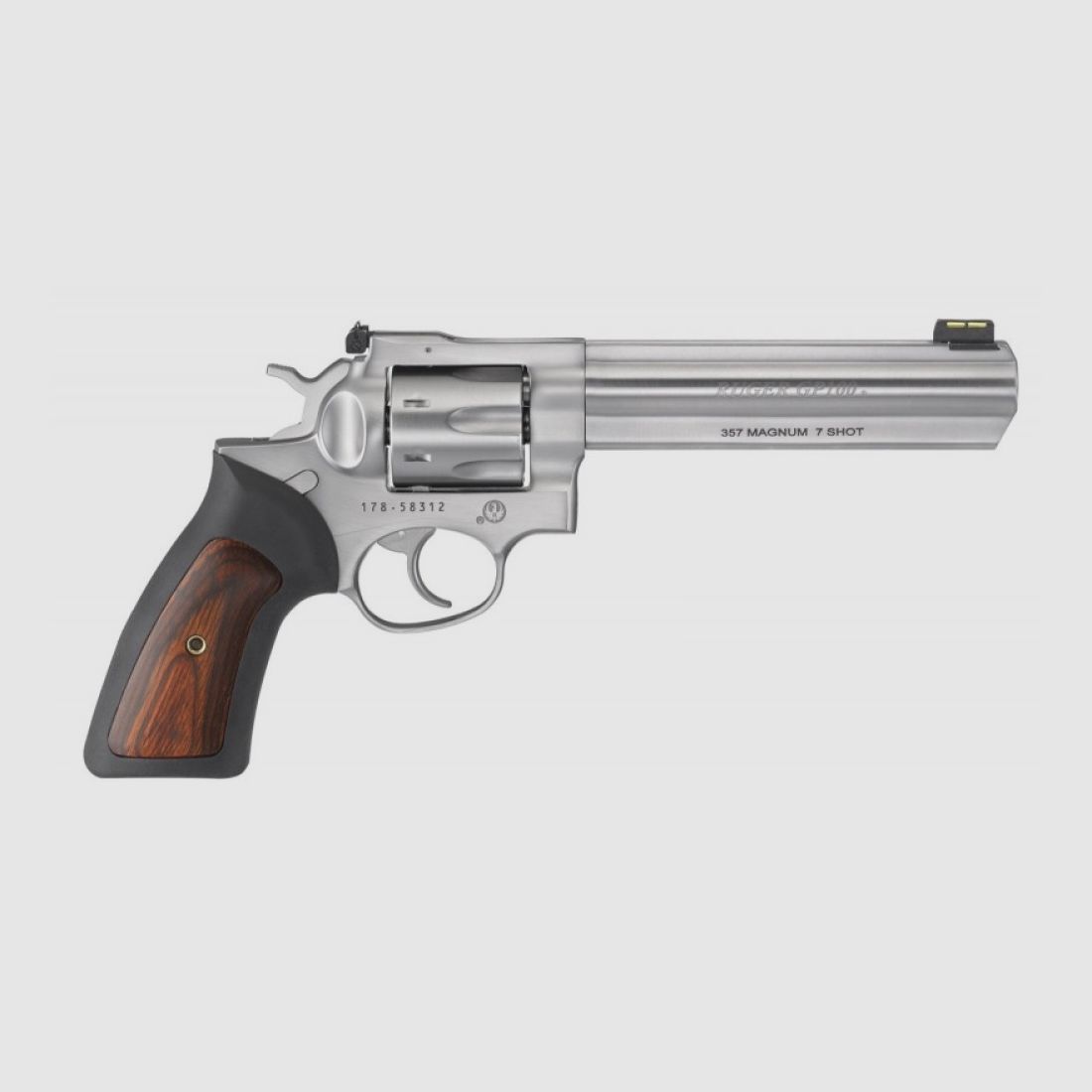 Ruger Revolver - DA, GP100, .357 Magnum, Satin Stainless, 6.0"