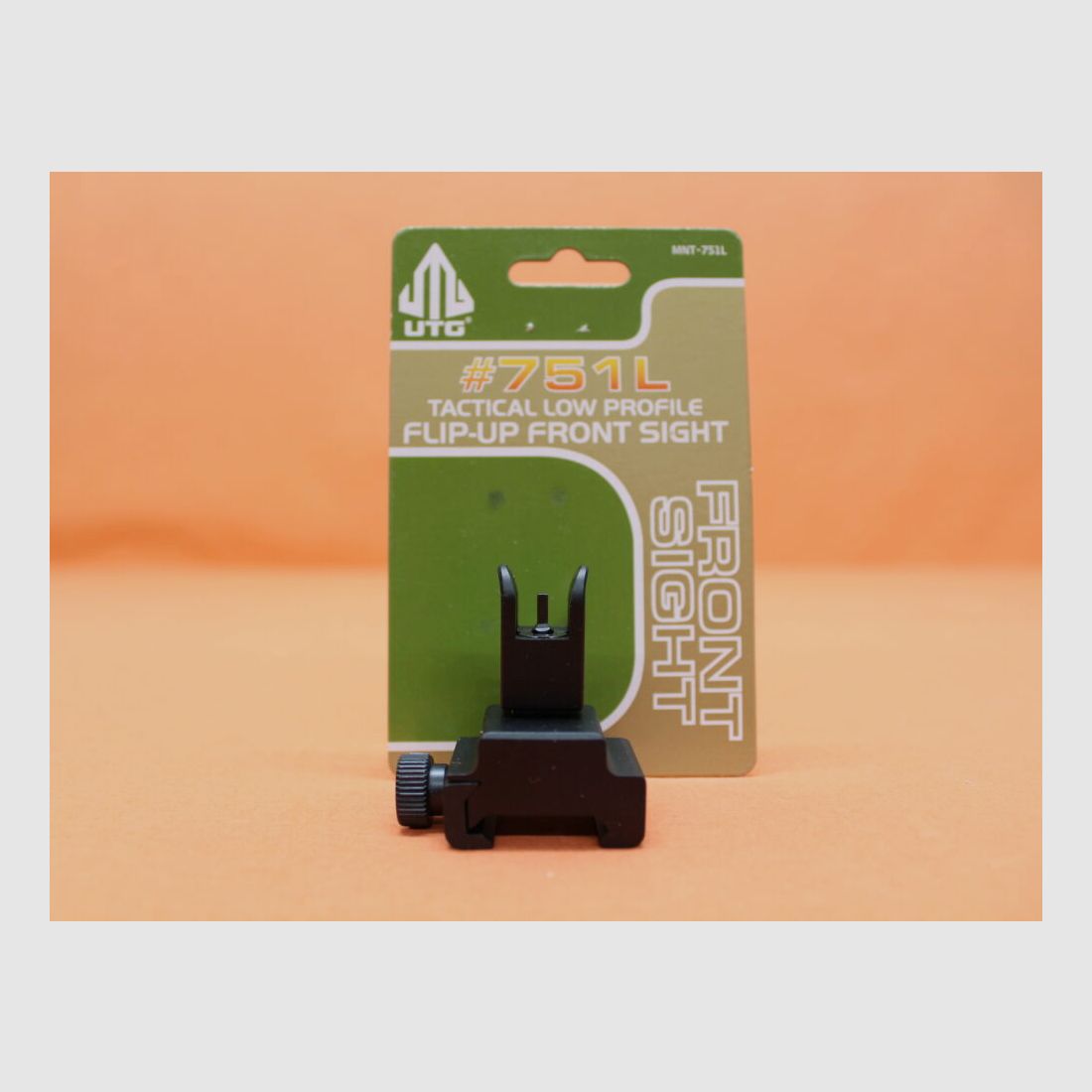 UTG - Leapers UTG Flip-Up Front Sight Low Profile (MNT-751L) Montaje de guardamanos / Klappkorn para perfil Picatinny
