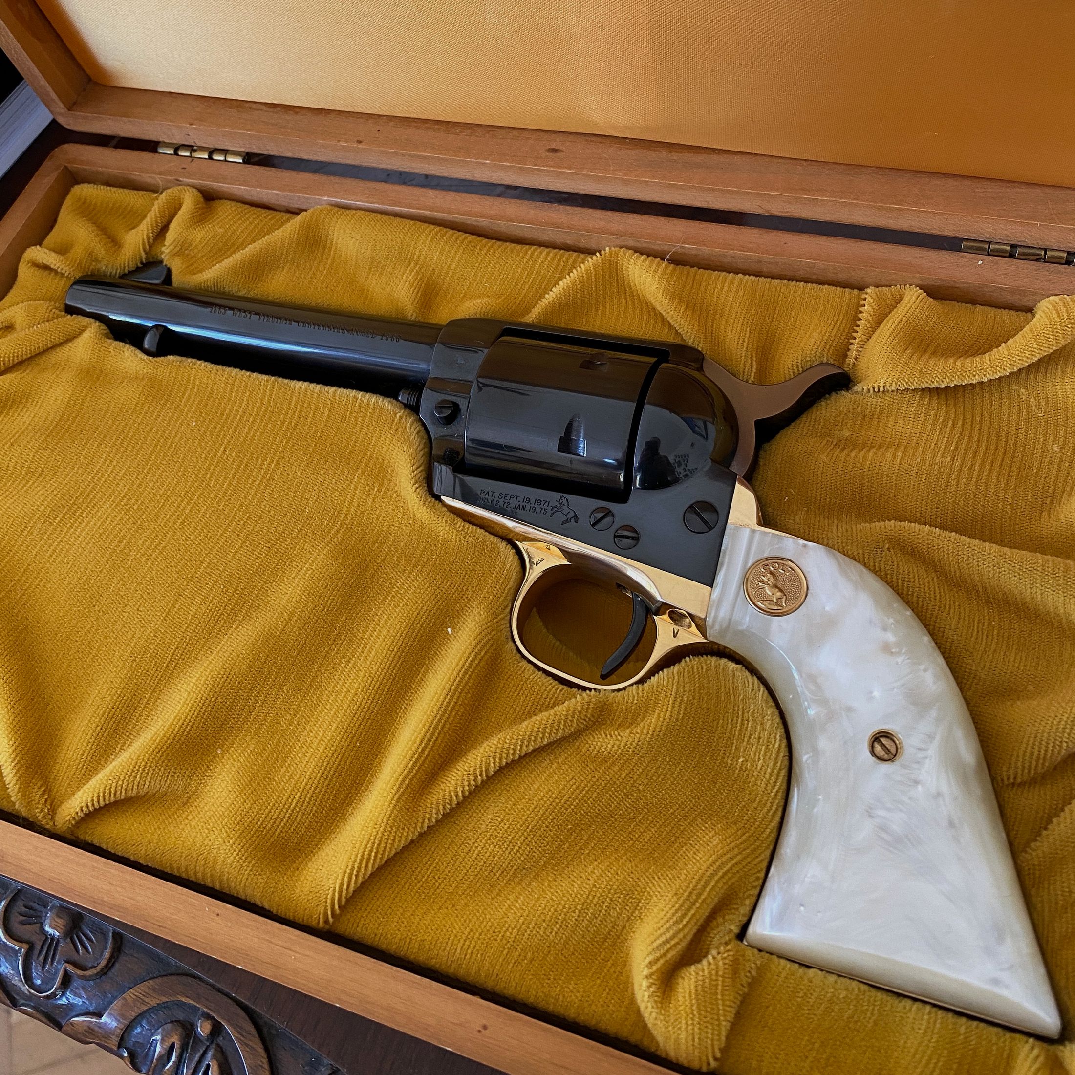 COLT SAA .45 L.C.  Sondermodell 100 Jahre 1863 West Virginia Centennial 1963