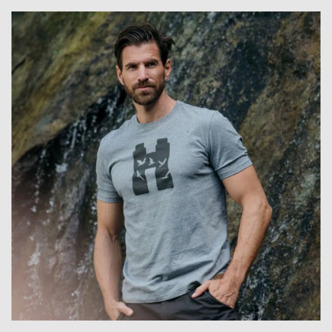 Men's T-shirt with Swarovski Optik Birds (XXXXL), image 3 of 3
