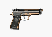 Beretta 92FS, 9x19, SA/DA, 15 Schuss, Bronze Cerakote