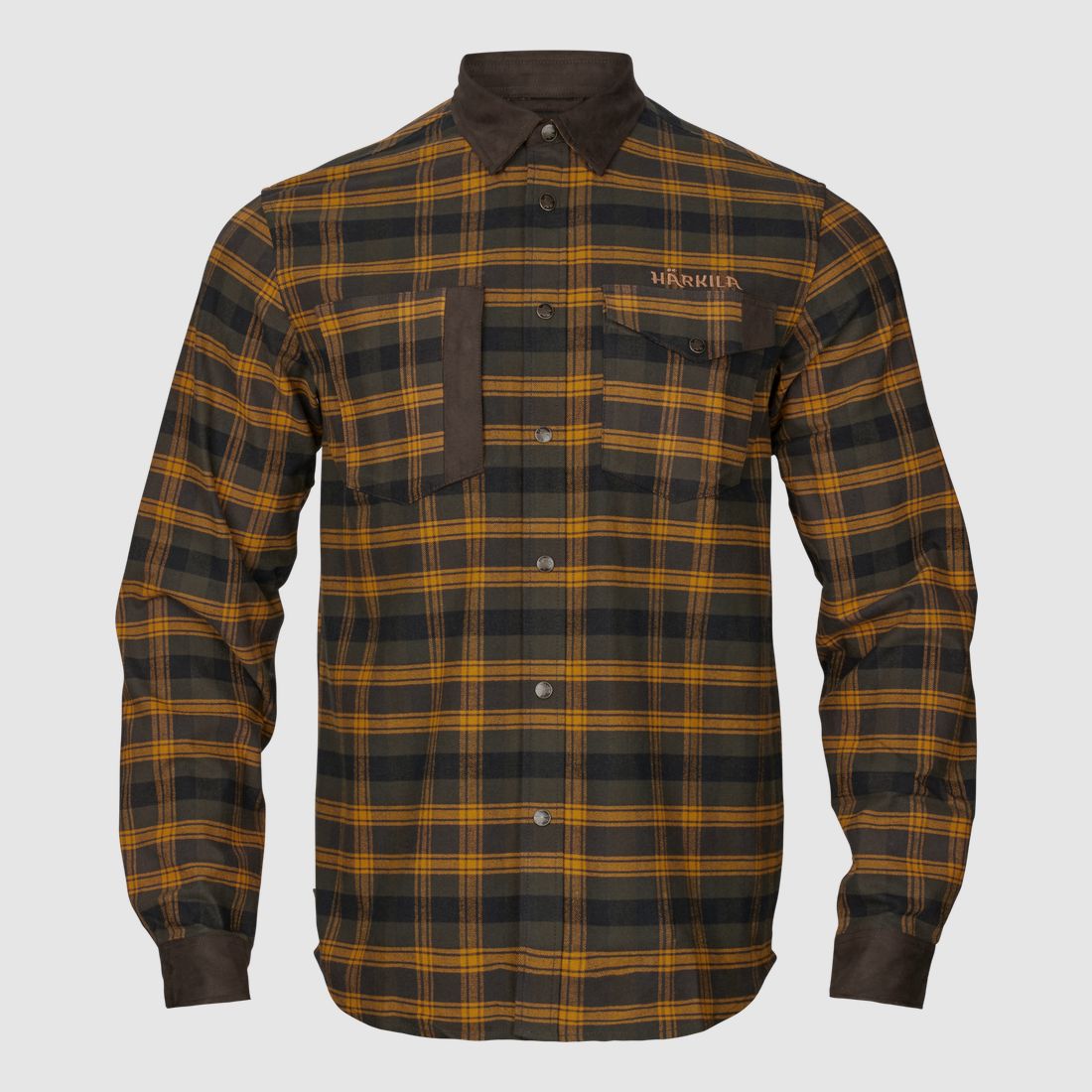 Härkila Aivak L/S Hemd Herr Buckthorn brown M
