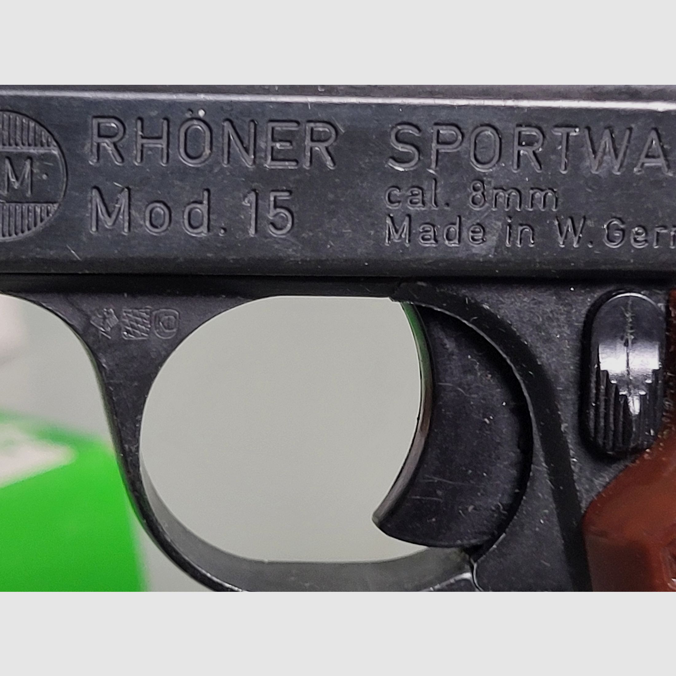 Pistole -Rhöner Mod. 15 Sportwaffe - W. Deutschland 1983 Bj. - Komplett