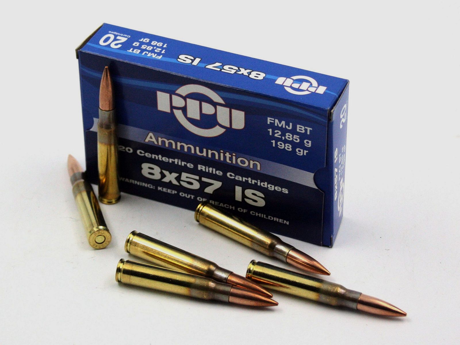 Prvi Partizan, 8 x 57 IS, FMJ-BT, 198 gr., 20 Stk.