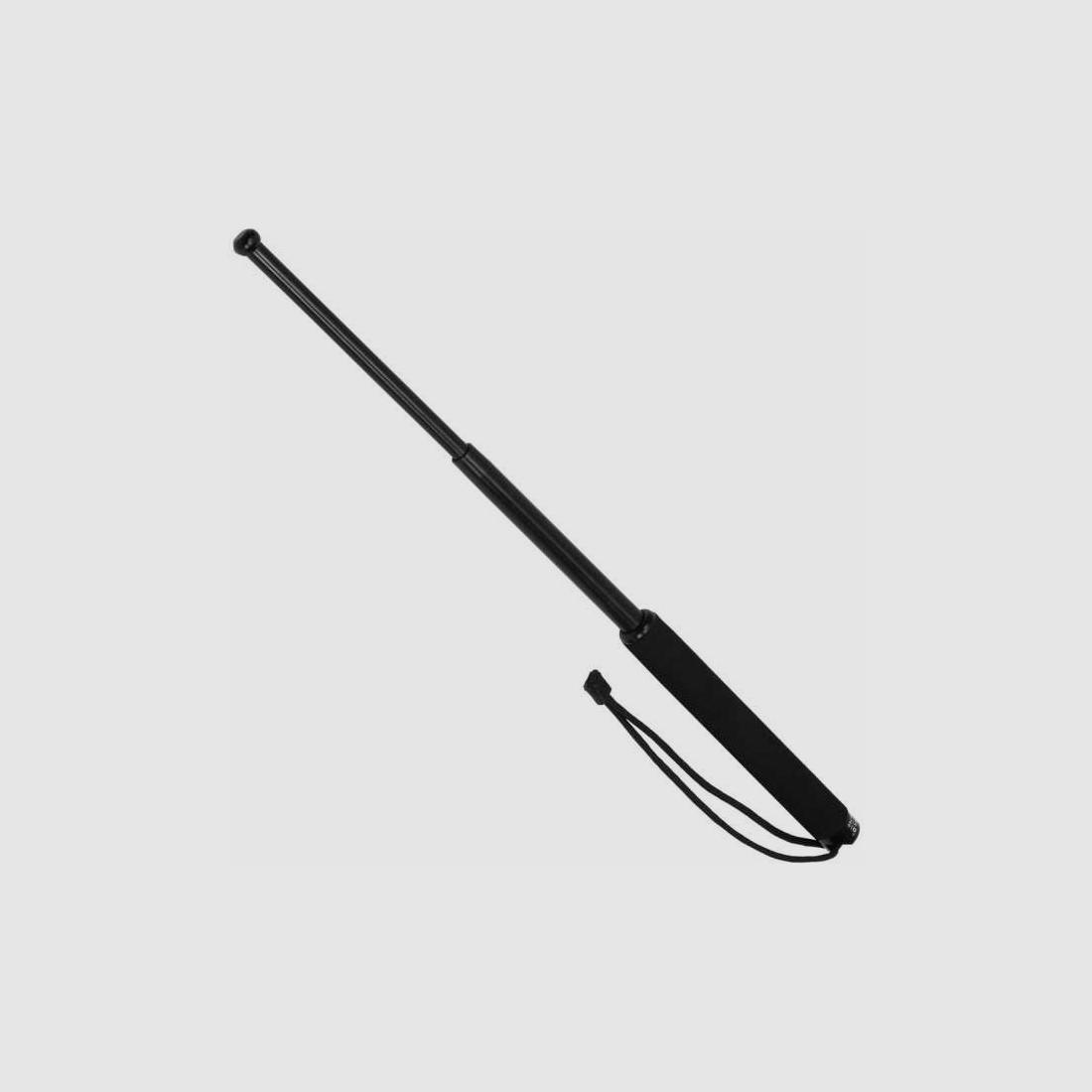 BlackField Teleskop-Schlagstock 21" mit Handschlaufe Moosgummi