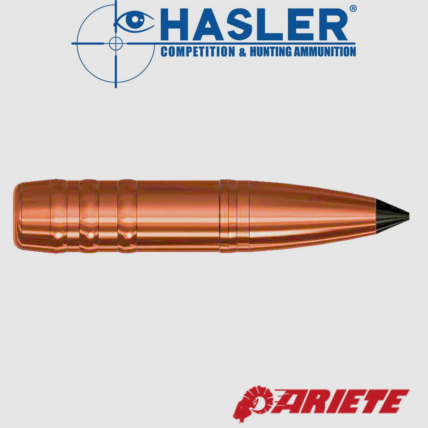HASLER ARIETE Geschoss cal. 6,5 (.264) 125 grn CB 0,445 (50 Stk), Bild 2 von 2