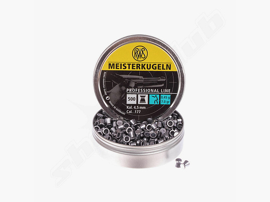 RWS Meisterkugeln Pro 0,45g 500St 4,5mmDiabolo