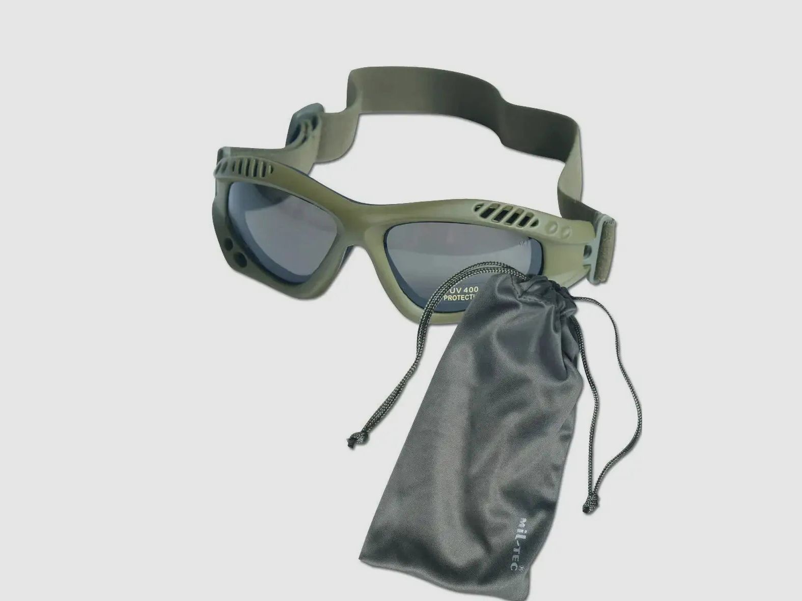 Mil-Tec Mil-Tec Lunettes de Protection Commando Air Pro smoke - Noir