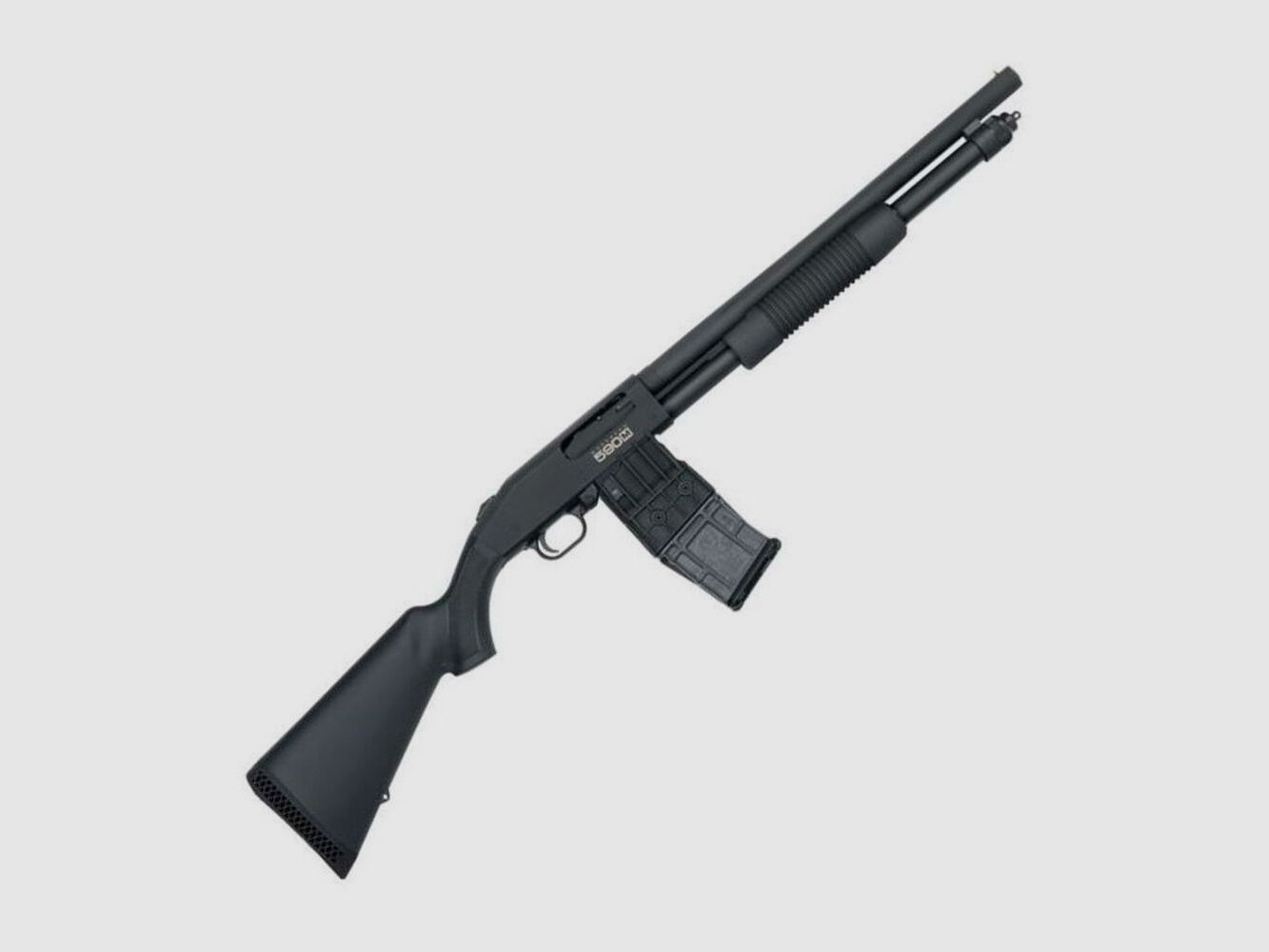 Mossberg 590M Mag-Fed 18.5" (5 inches) Zwart 12/89