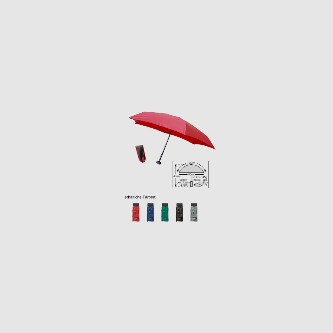 Euroschirm Dainty Rot