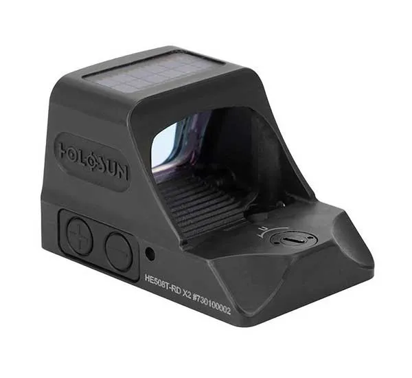 Holosun - Kolimator HE508T X2 Elite Micro Red Dot - Solar Panel / Titanium, zdjęcie 3 z 5